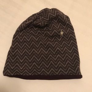 Smartwool purple & gray beenie